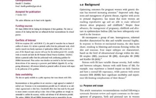 Capa do “Recommendations on pregnancy, childbirth and aftercare in epidermolysis bullosa: a consensus-based guideline”