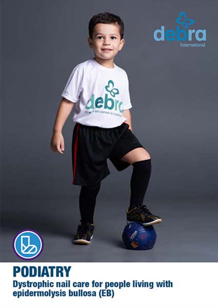 Capa do “PODIATRY - Dystrophic nail care for people living with epidermolysis bullosa (EB)”