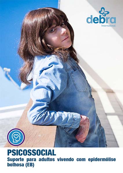 Capa do “PSICOSSOCIAL - Suporte para adultos vivendo com epidermólise bolhosa (EB)”