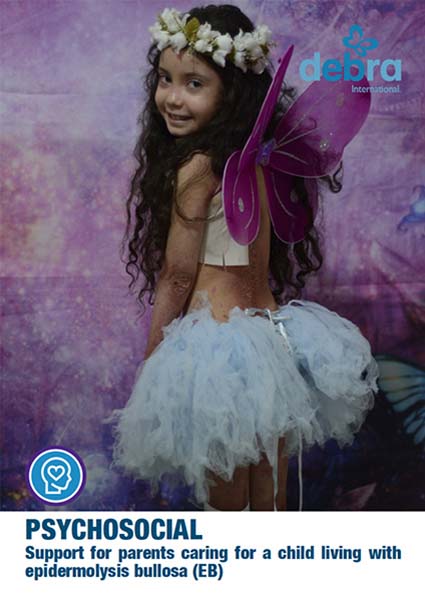 Capa do “PSYCHOSOCIAL - Support for parents caring for a child living with epidermolysis bullosa (EB)”