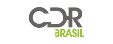 Banner com logo da CDR Brasil, um dos patrocinadores do KIT Borboletinha, projeto de apoio ao recém-nascido com suspeita de epidermólise bolhosa (EB) 