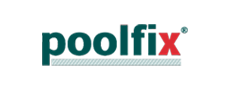 Banner com logo da Poolfix, um dos patrocinadores do KIT Borboletinha, projeto de apoio ao recém-nascido com suspeita de epidermólise bolhosa (EB)