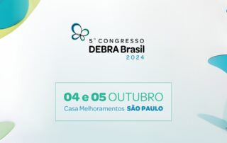 Banner do 5º Congresso DEBRA Brasil 2024